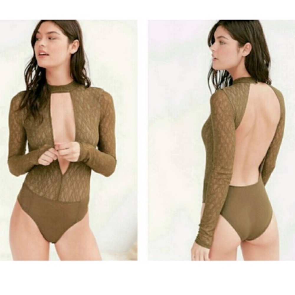 Urban Outfitters OFU C’est La Vie Choker Bodysuit